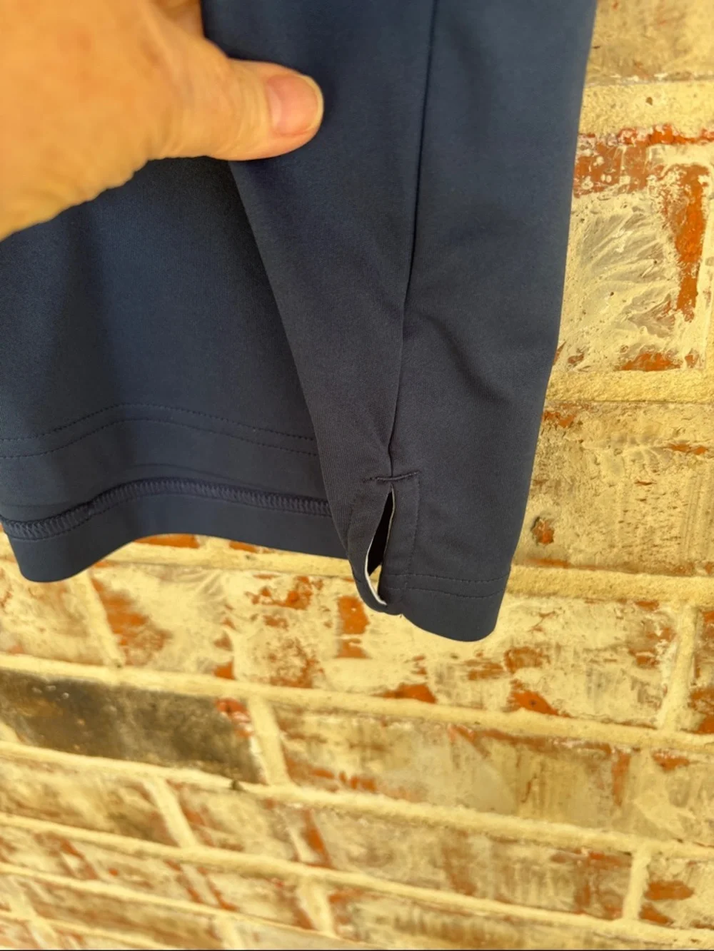 Adidas Navy Dri-wicking PoloShirt